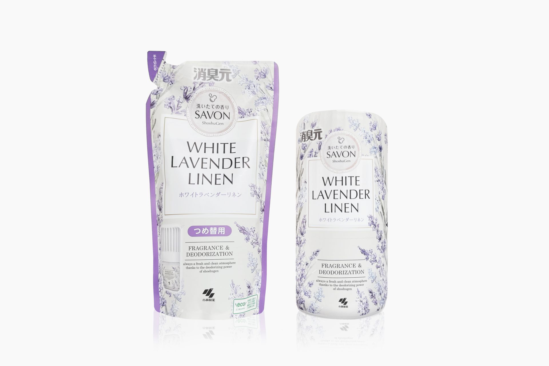 消臭元　SAVON WHITE LAVENDER LINEN