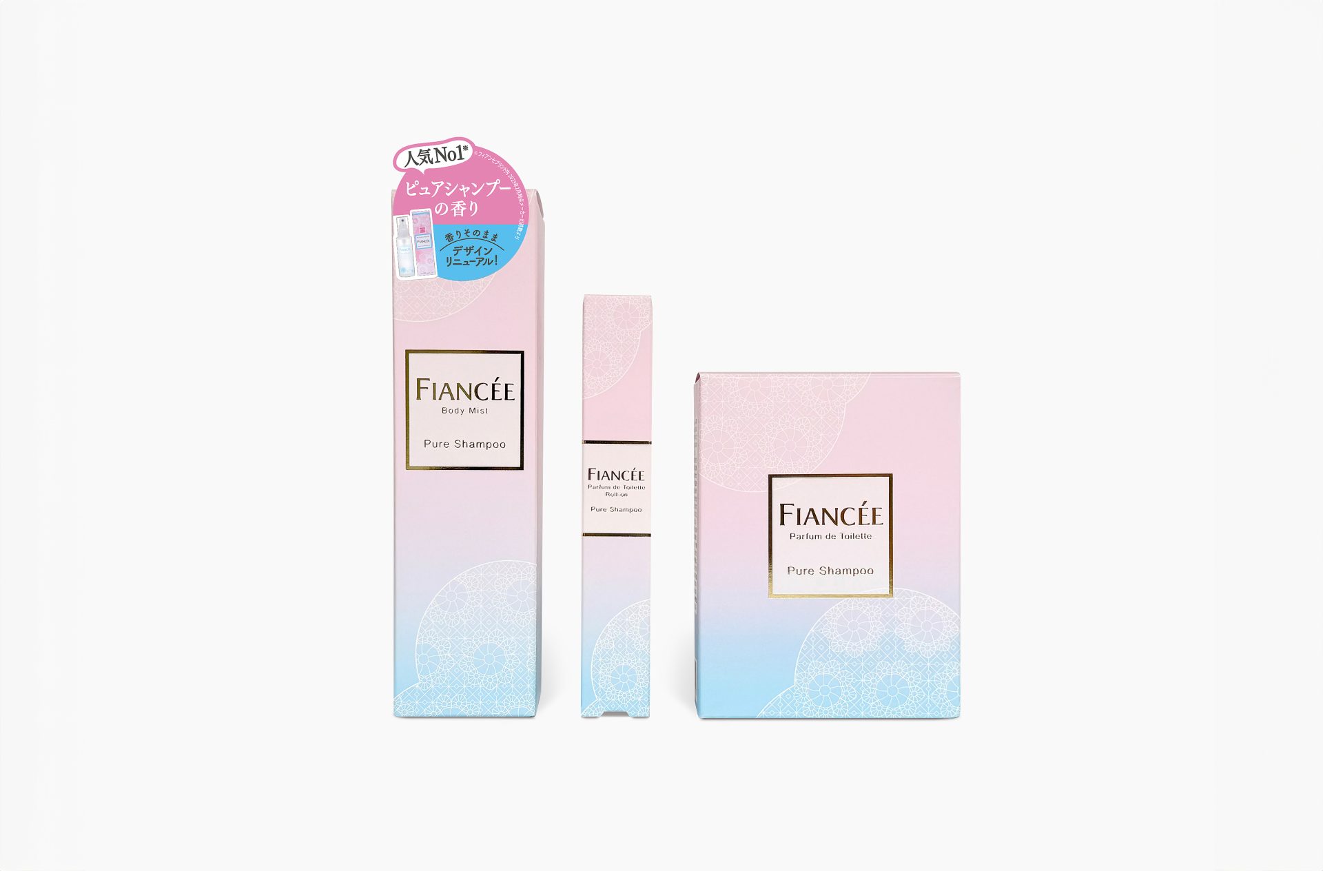 フィアンセ　Pure Shampoo ボディミスト・ロールオン・パルファンドトワレ